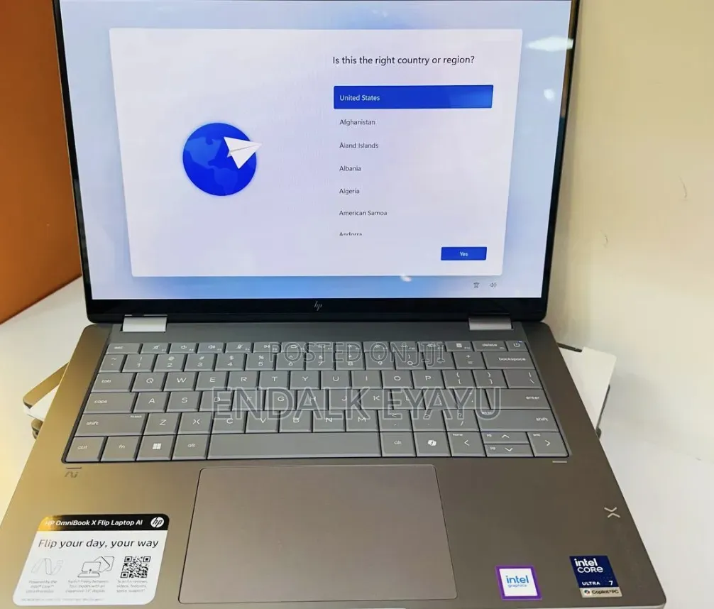 New Laptop HP OmniBook X Flip 14" 16GB Intel Core Ultra 7 SSD 1T