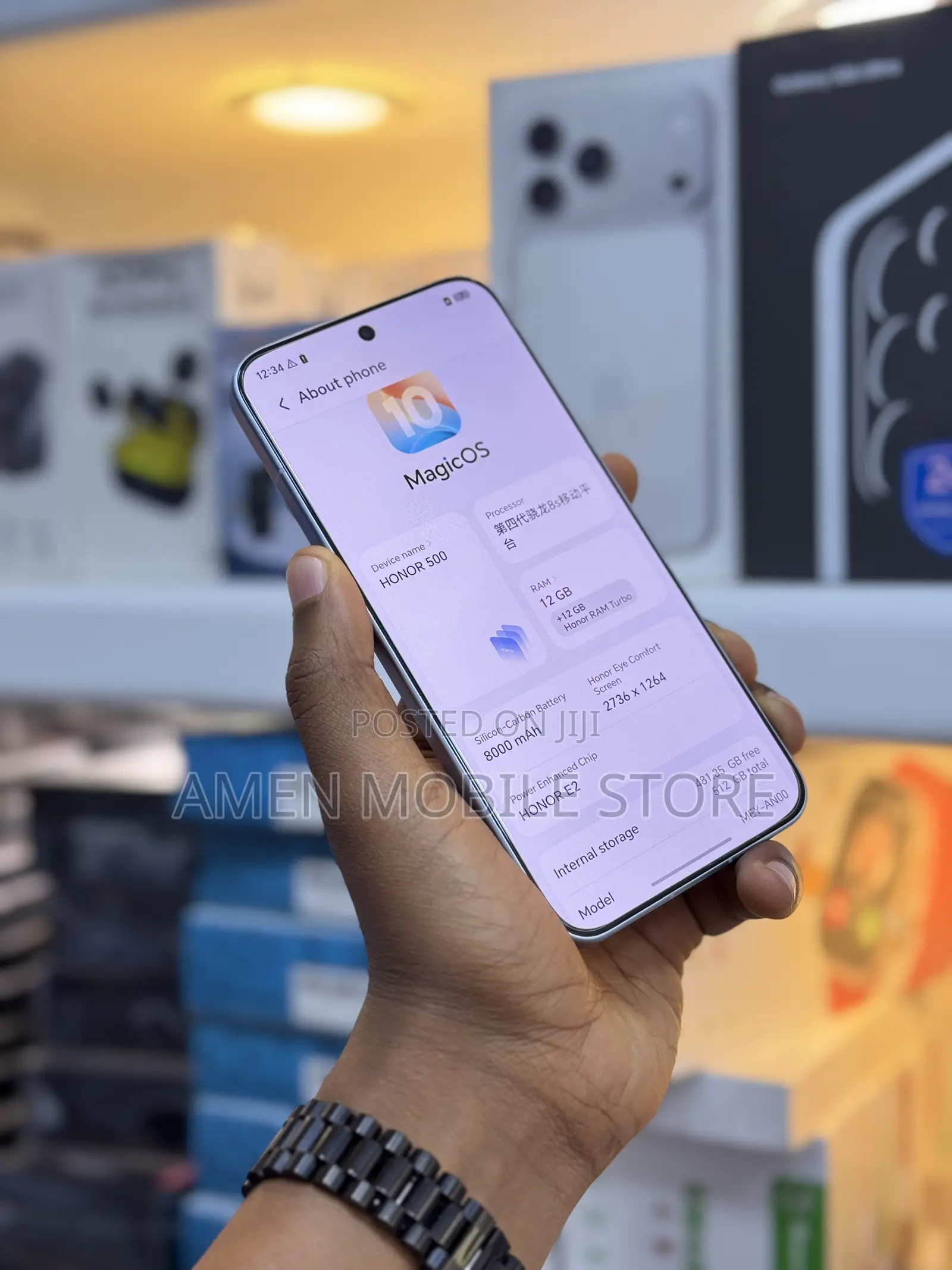 New Honor 500 512 GB Blue