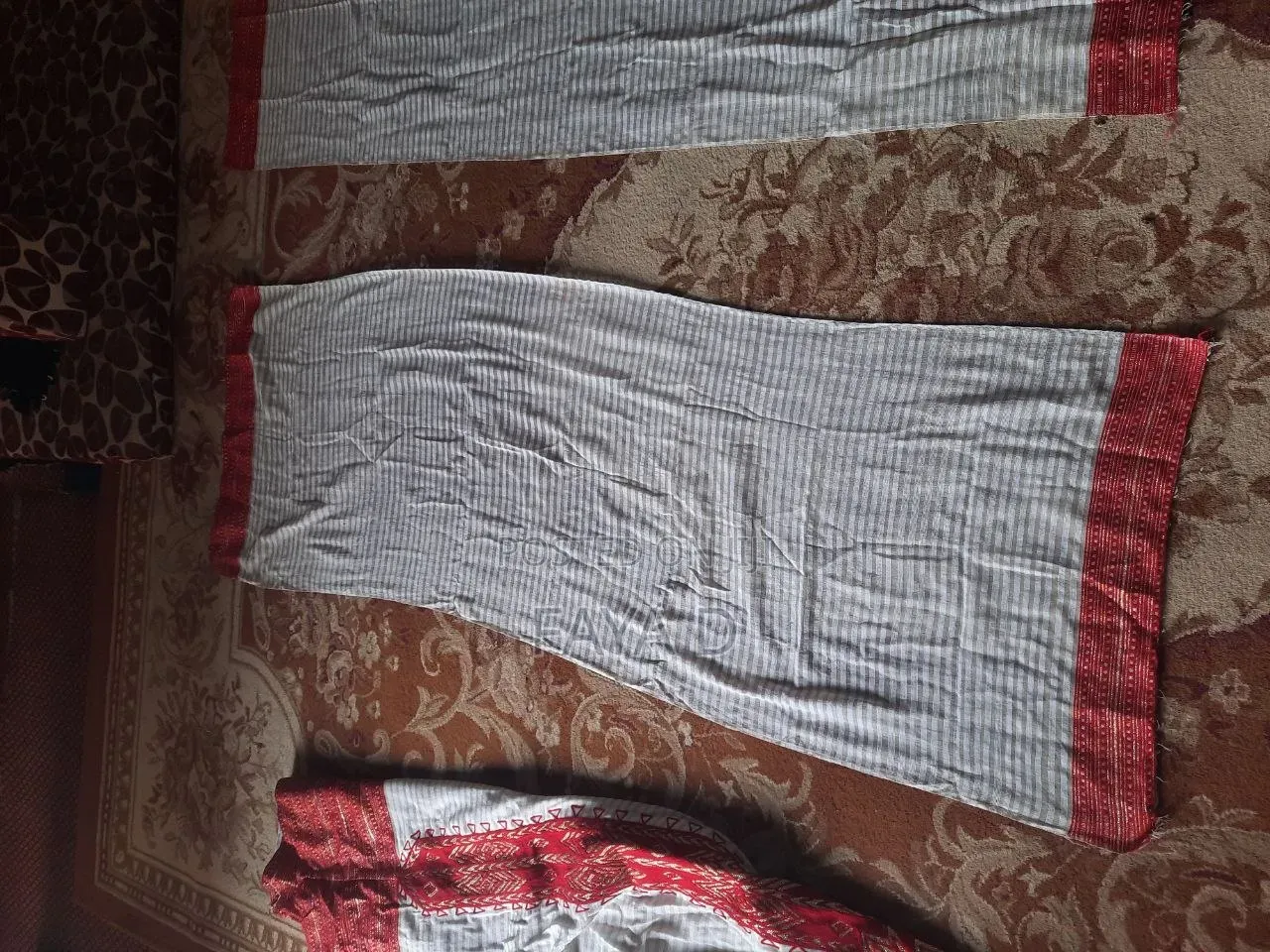 Habesha Kemis /ሀበሻ ቀሚስ White and Red