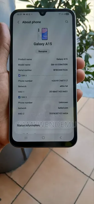Samsung Galaxy A15 128 GB White