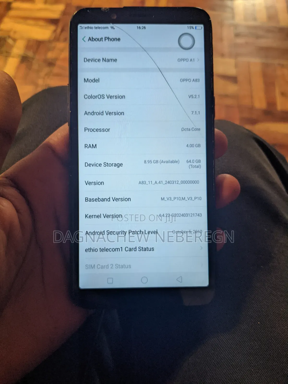 Oppo A83 64 GB Blue