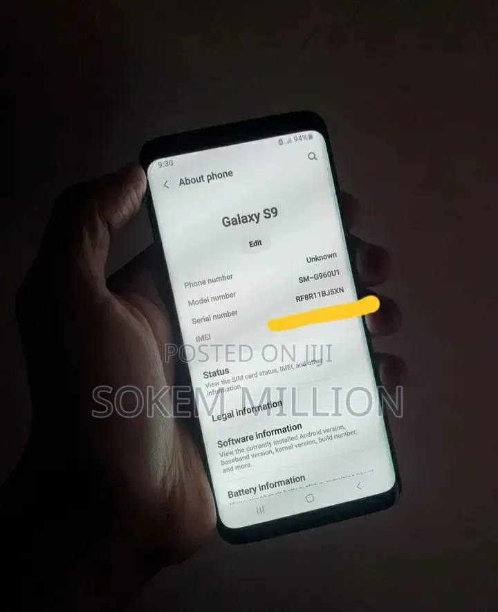 Samsung Galaxy S9 64 GB Black