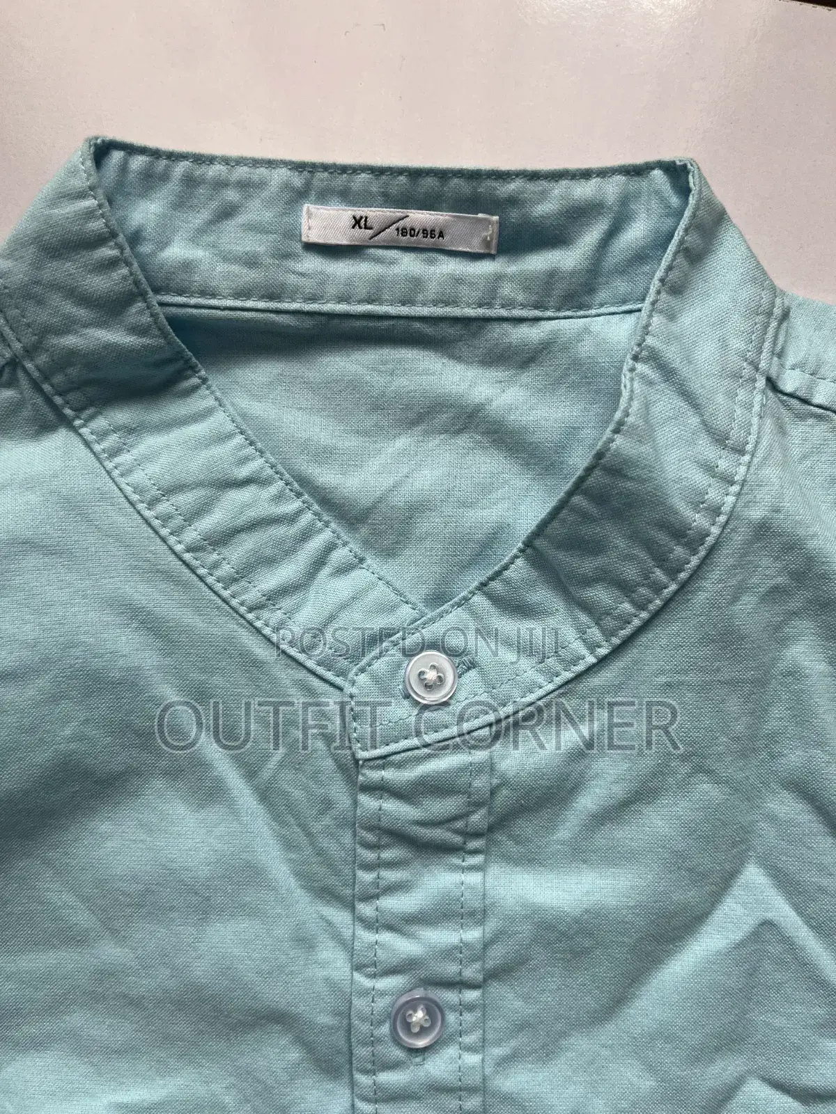 Turquoise Color Men's Shirt XL