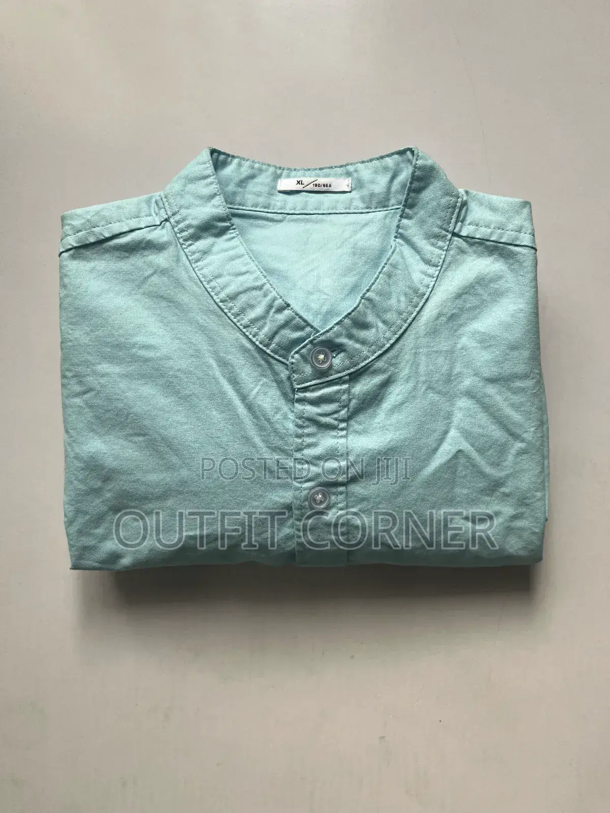 Turquoise Color Men's Shirt XL