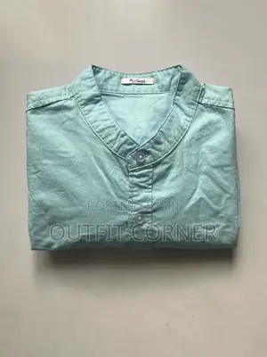 Turquoise Color Men's Shirt XL