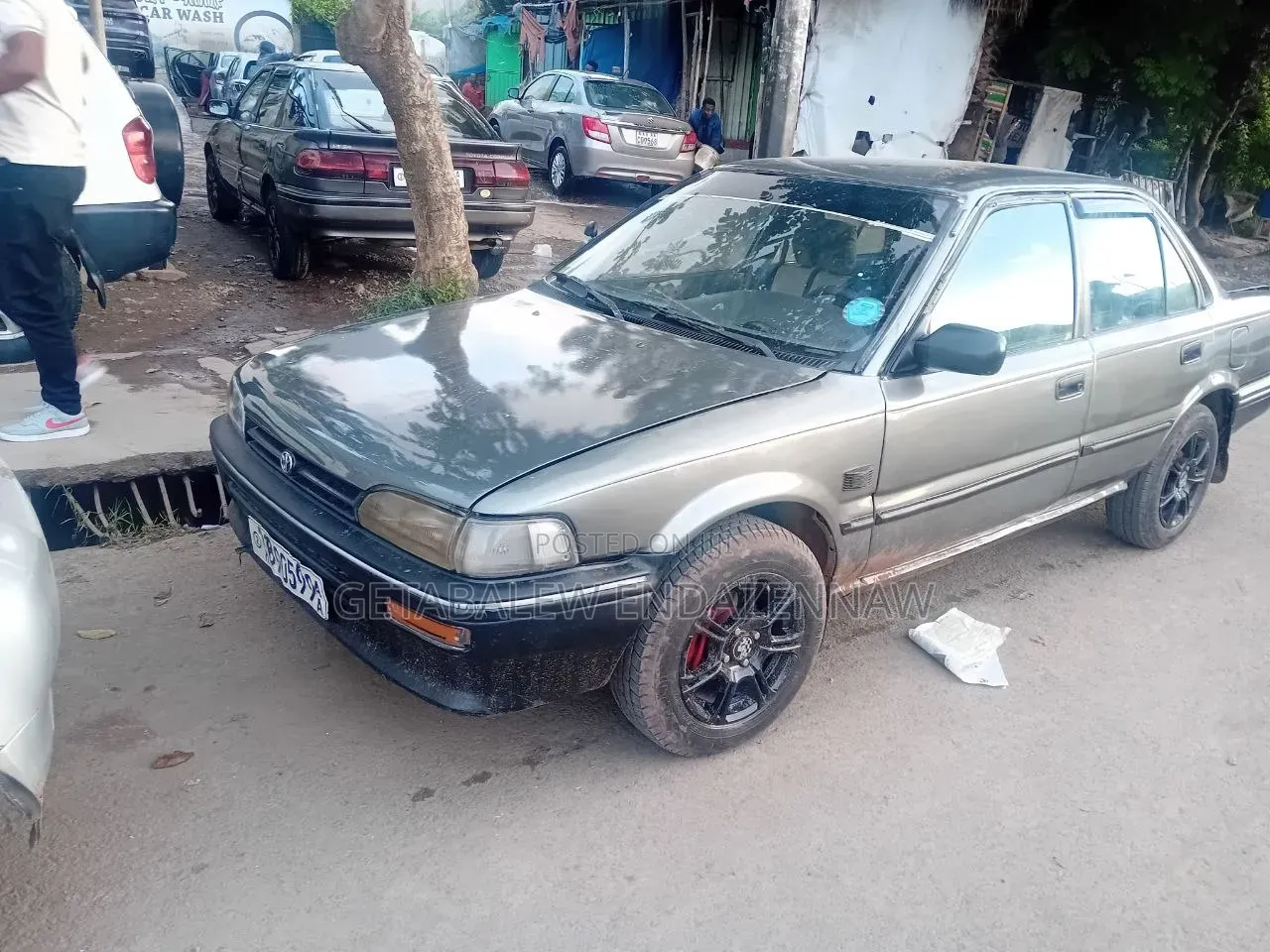 Toyota Corolla Sedan 1990 Gray
