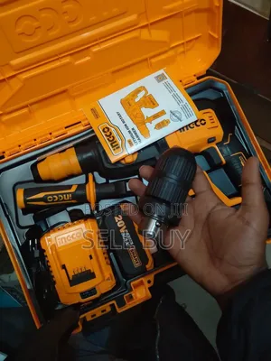 ኢንኮ (INGCO) 20V ብራሽለስ የቻርጅ ሮታሪ ሀመር እና ድሪል ማሽን ከሳጥን ጋር (Rotary Hammer