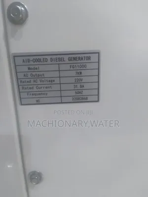 FKR Diesel Silent Generator 7kw Fg11000