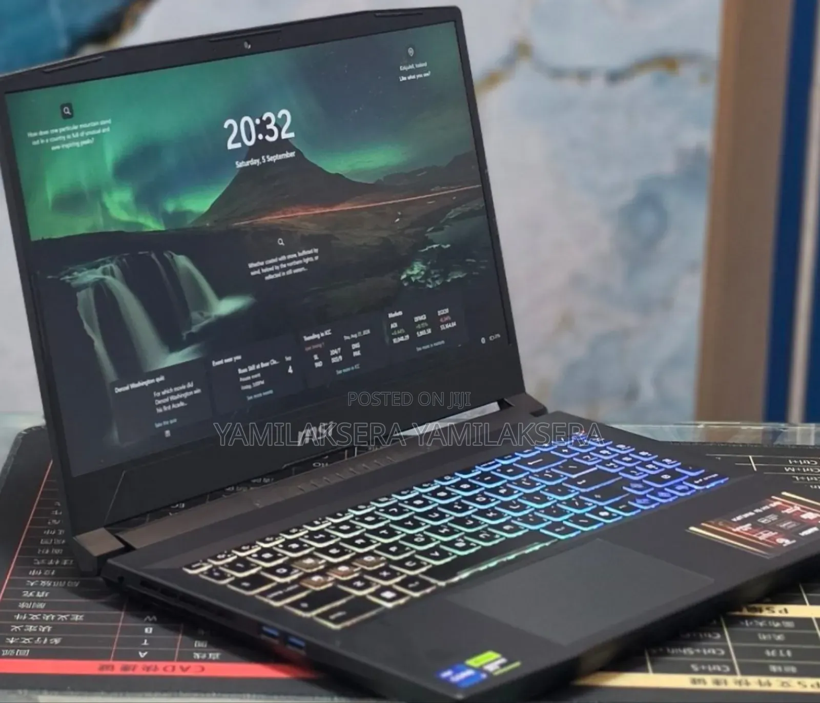 New Laptop MSI Katana GF66 16GB Intel Core i7 SSD 1T