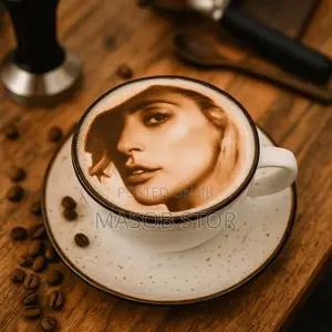 Coffee Printing Machine Turn Every Cup of Art ማክያቶ ላይ ፎቶ እና አርት መስሪያ