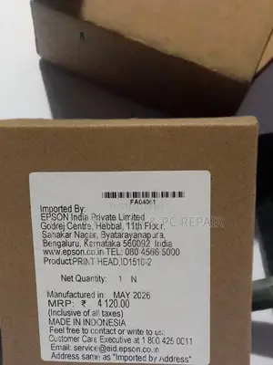 Printhead Replacement for Epson Ecotank