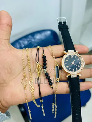 Women's Fashion Watch and Jewelry Gift Set