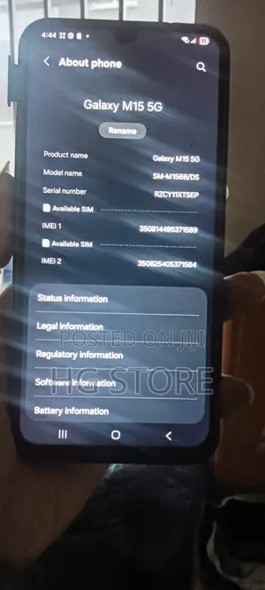 Samsung Galaxy M15 128 GB Black