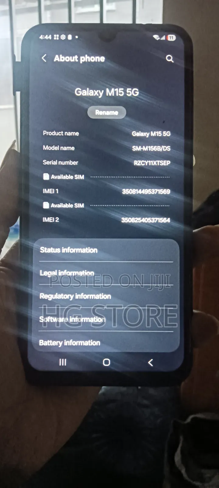 Samsung Galaxy M15 128 GB Black
