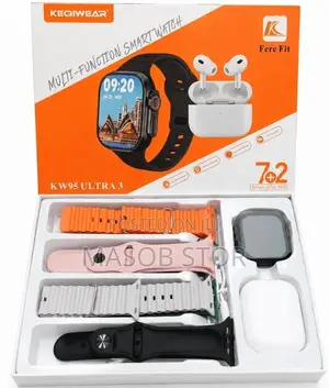 Quality Product Smart Watch እና Earbud With 7 Straps