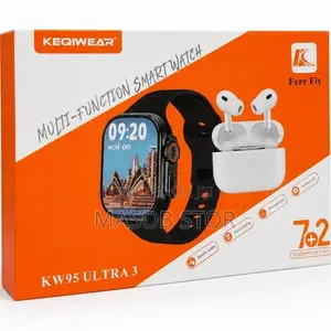 Quality Product Smart Watch እና Earbud With 7 Straps