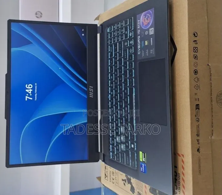 New Laptop MSI Cyborg 15 16GB Intel Core i7 SSD 1T