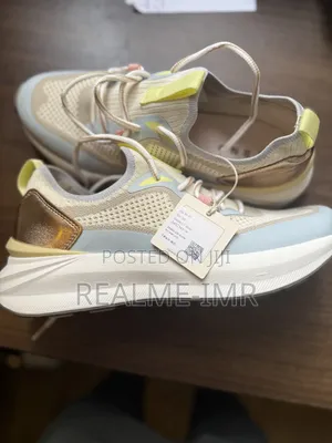 Original TRND Women’s Sneakers – European Import | Nude/Light Blue