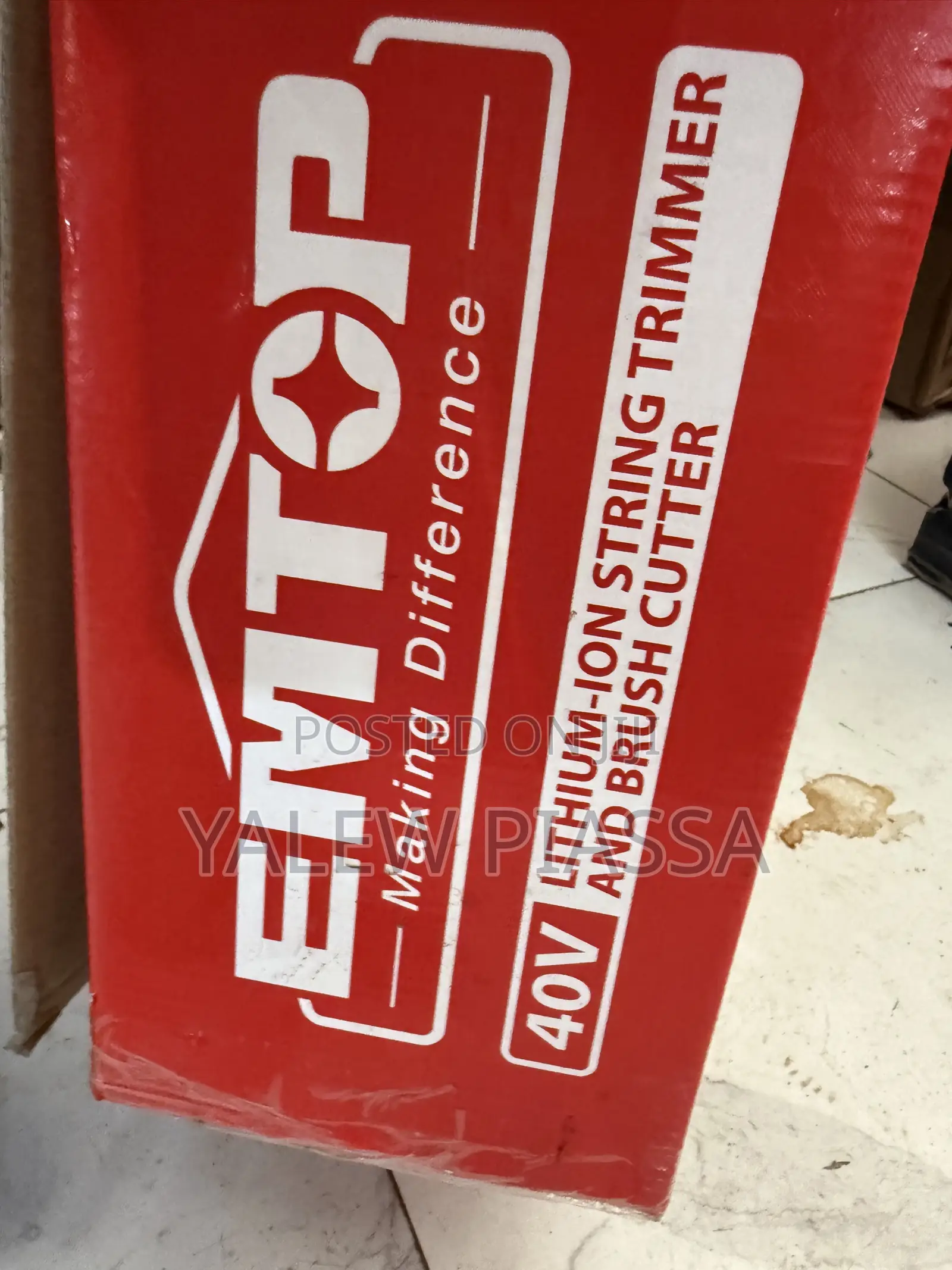 Emtop 40V Lithium-Ion String Trimmer and Brush Cutter. [1] (Https://