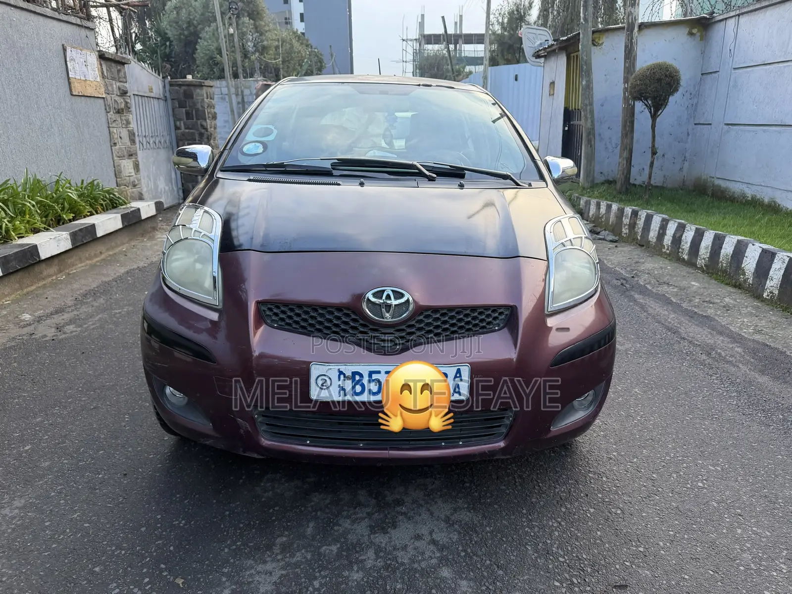 Toyota Yaris 2010 Burgundy