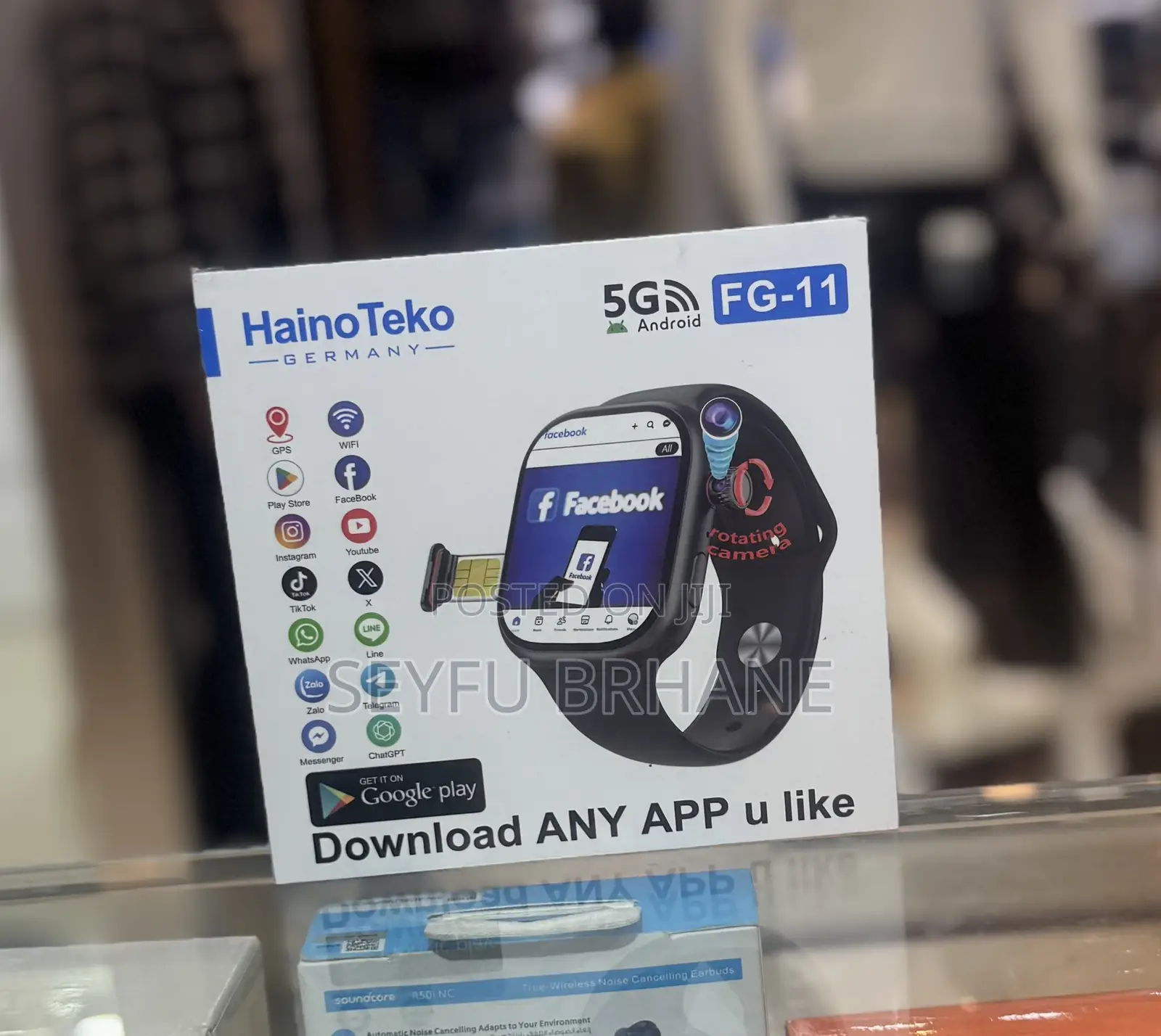 HainoTeko FG-11 Smart Watch – 5G Android Smartwatch