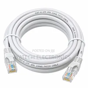 CAT6 UTP Ethernet Network Cable – 5 Meter, White