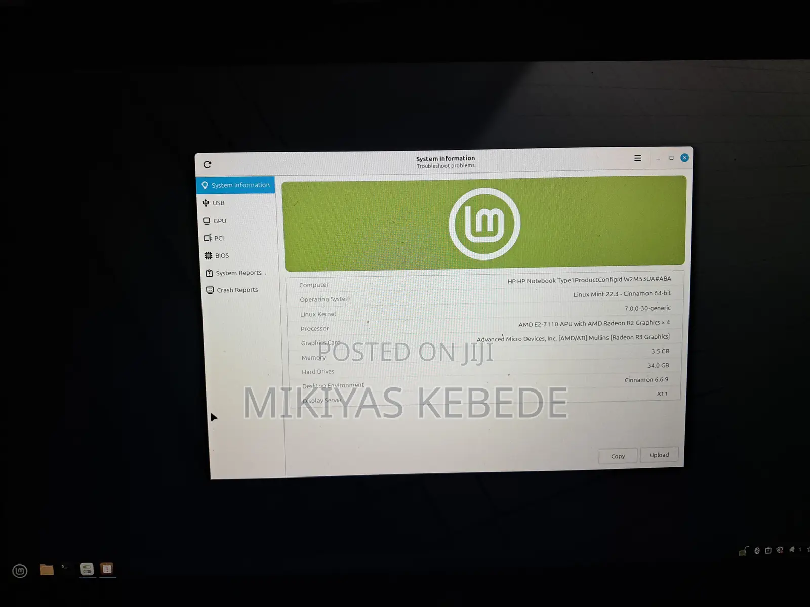 Laptop HP 6GB eMMC 32GB