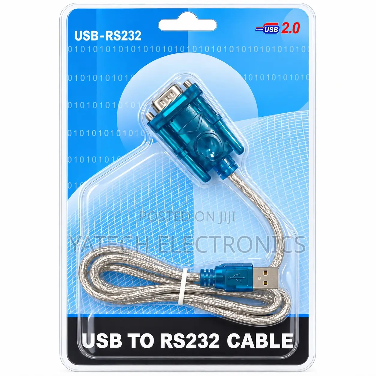 USB 2.0 to RS232 DB9 Serial Adapter Cable