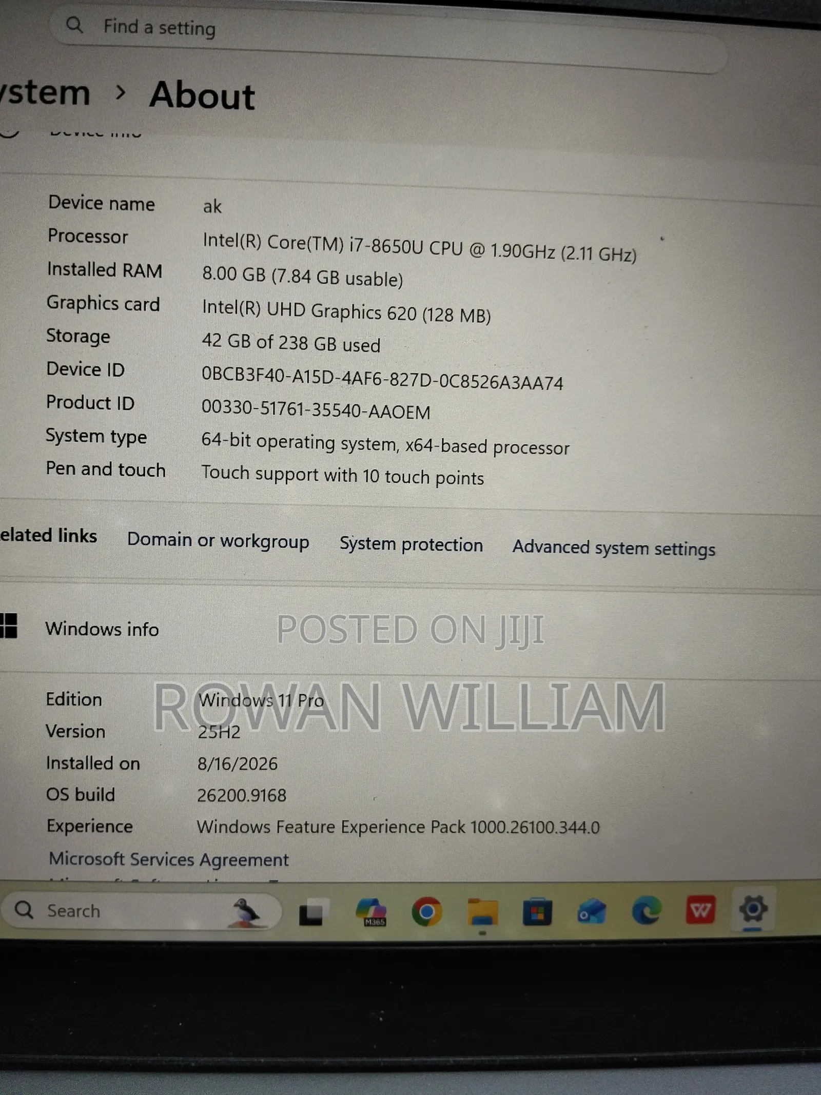 Laptop Lenovo ThinkPad E480 8GB Intel Core i7 HDD+SSD 256GB