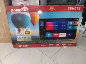 HOMEONE SMART LED TV 55HO7S Model Andraid Doubel Gelass Screen 2026 Nw