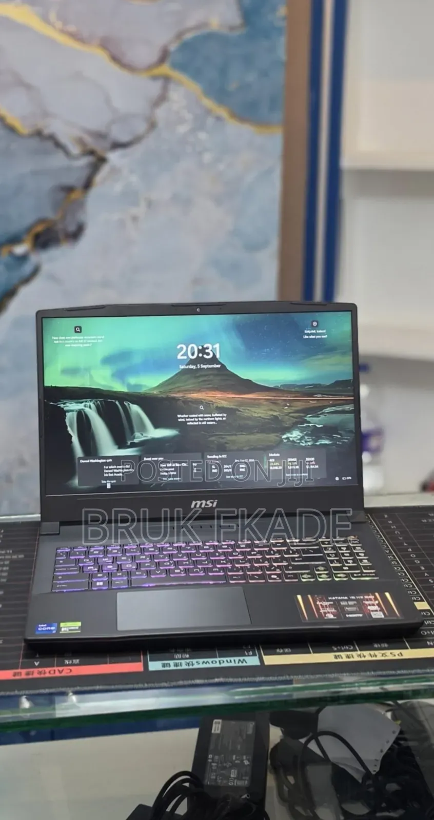 New Laptop MSI Katana 15 16GB Intel Core i7 SSD 1T