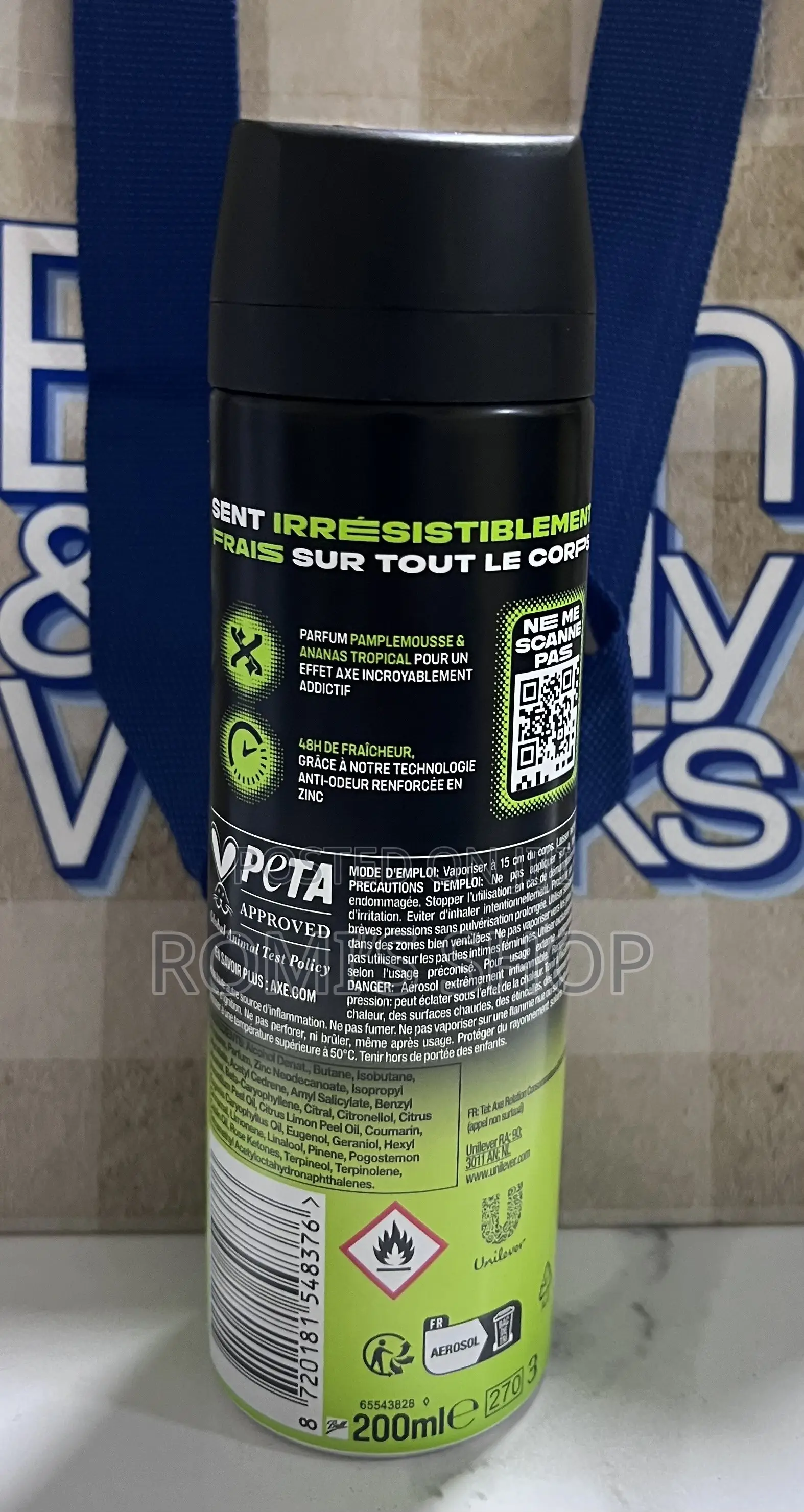AXE Epic Fresh Men's Deodorant in 200 Ml, Imported From France