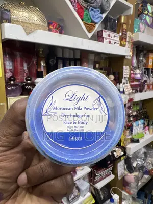 Light Moroccan Nila Powder Dry Indigo for Face and Body 50gm