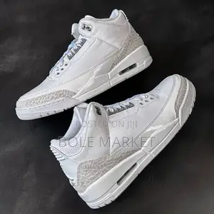 Re-Stock Again" Air Jordan 3 "Pure White" Good Quality