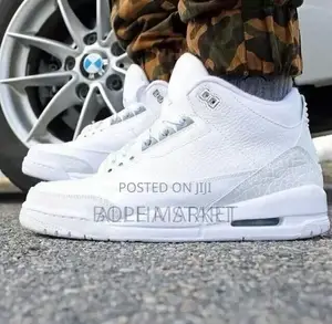 Re-Stock Again" Air Jordan 3 "Pure White" Good Quality