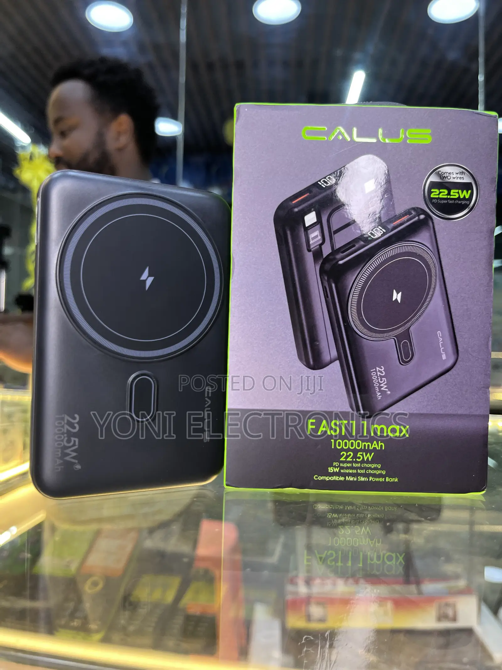 CALUS FAST11max 10000mAh Magnetic Wireless Power Bank – 22.5W