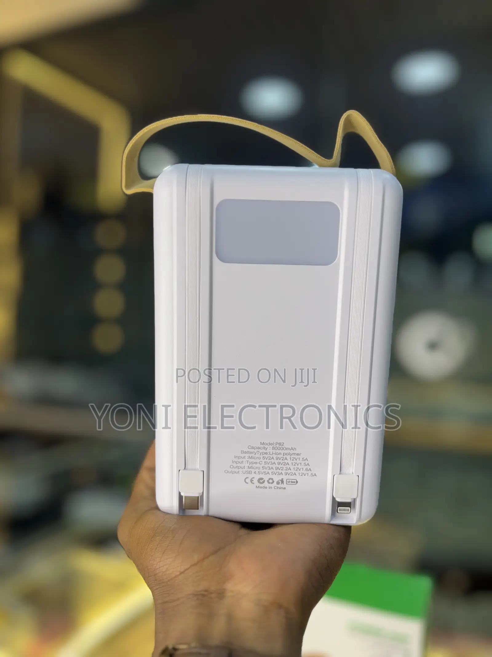ZKY P82 High-Capacity Fast Charging Power Bank – 22.5W PD Intelligent