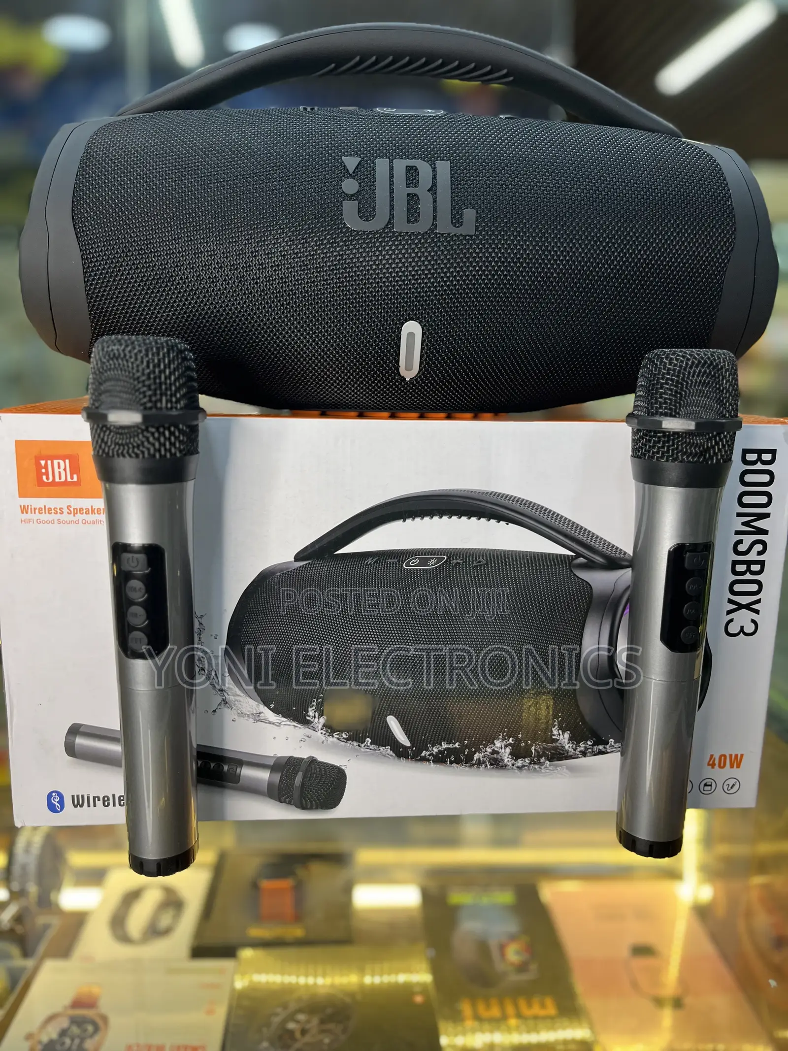 Boombox 3 Wireless Karaoke Speaker