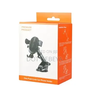 One-Push-Lock Car Phone Holder