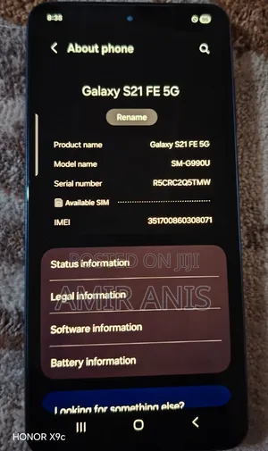 Samsung Galaxy S21 FE 5G 128 GB Black