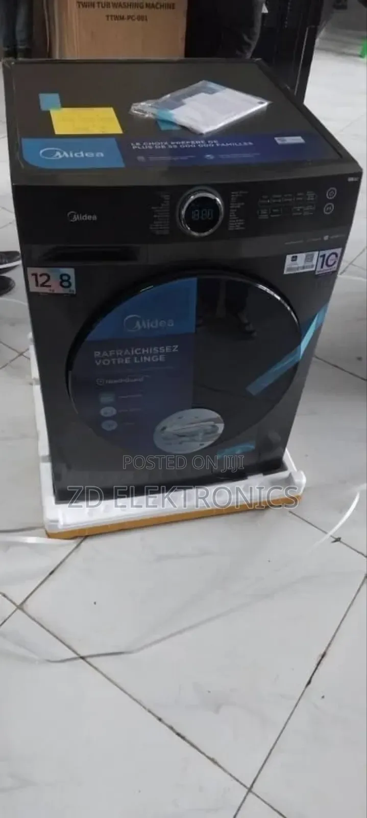 Midea Washer Dryer Front Loading 12kg,8raFraichissez voTre Linge