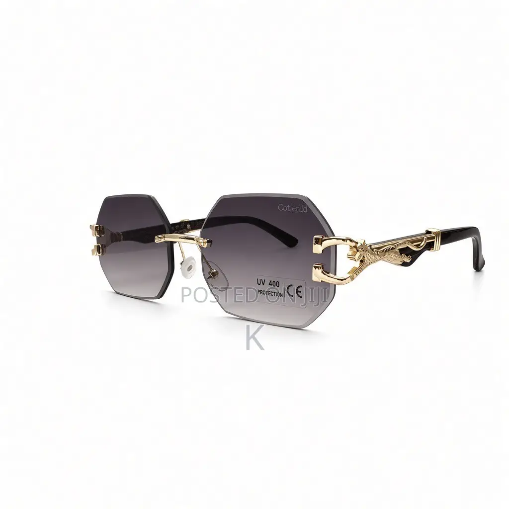 Cartier Rimless Polygonal Sunglasses