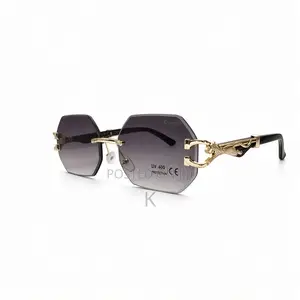 Cartier Rimless Polygonal Sunglasses