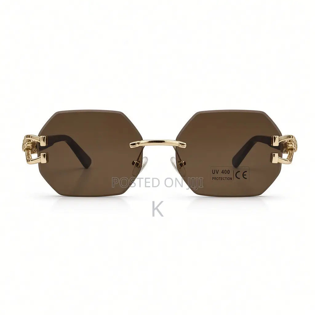 Cartier Rimless Polygonal Sunglasses