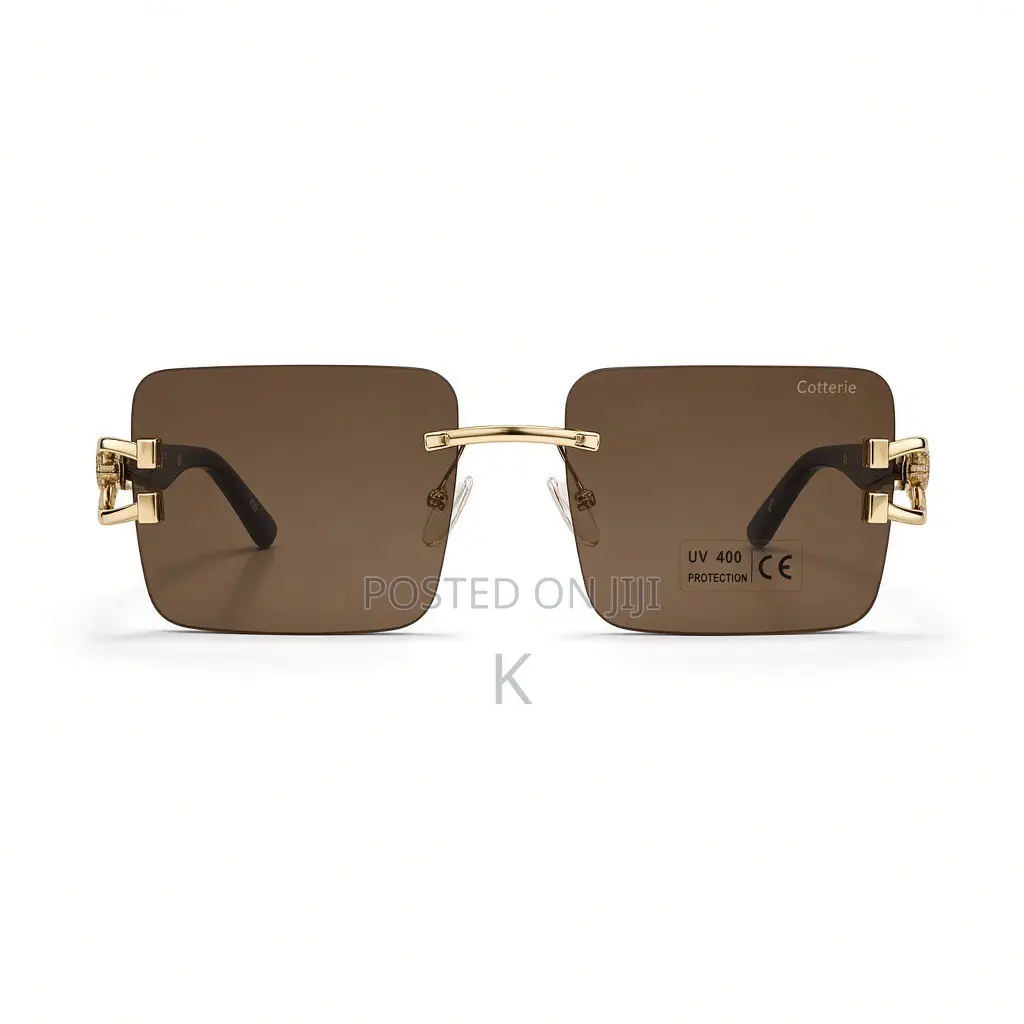 Cartier Rimless Square Sunglasses
