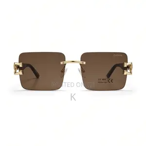 Cartier Rimless Square Sunglasses