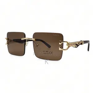 Cartier Rimless Square Sunglasses
