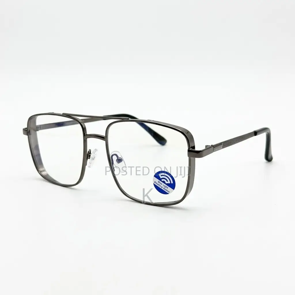 Retro Square Blue-Light-Blocking Lenses