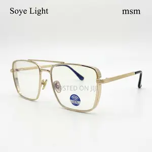 Retro Square Blue-Light-Blocking Lenses