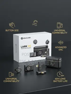 LARK M2 Wireless Lavalier Microphone System ላርክ ገመድ አልባ ማይክሮፎን ስርዓት